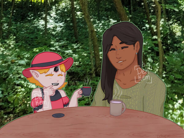 "Tea Time w/ Marry and Fenley!", attack on Some_Random_Art1st